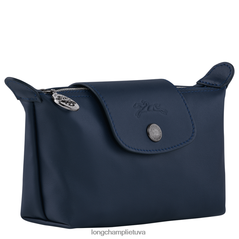 Longchamp le pliage papildomas maišelis karinis jūrų laivynas moterys odos gaminiai X6B2TB714