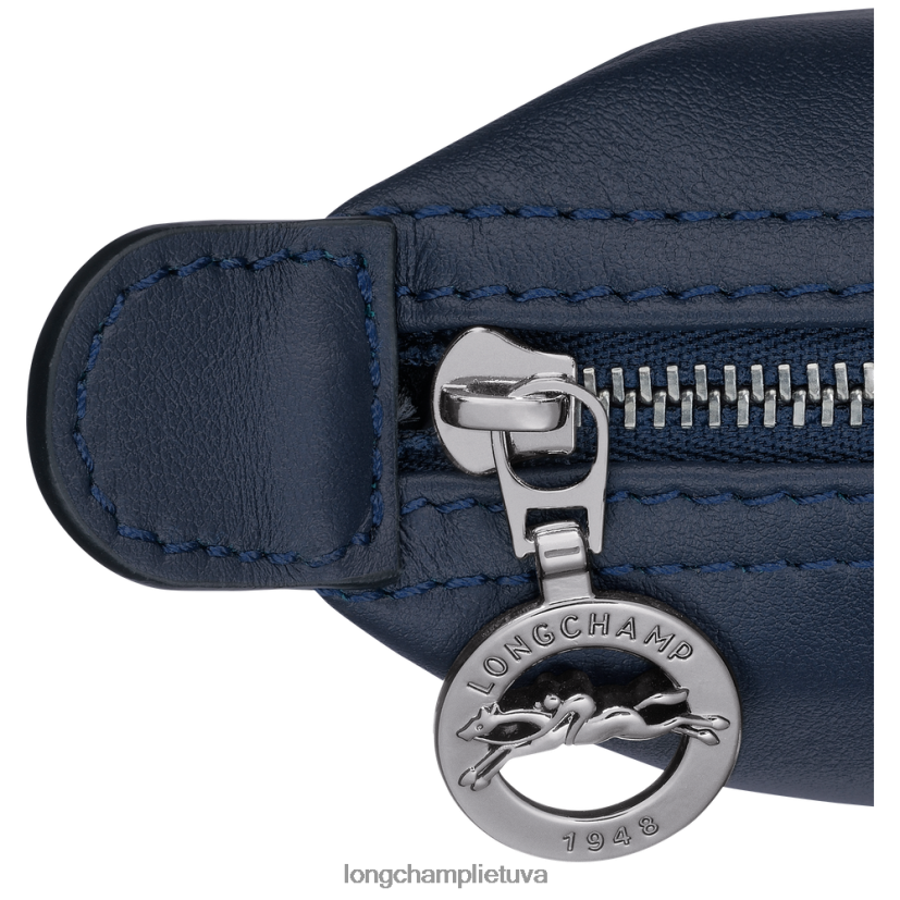 Longchamp le pliage papildomas maišelis karinis jūrų laivynas moterys odos gaminiai X6B2TB714