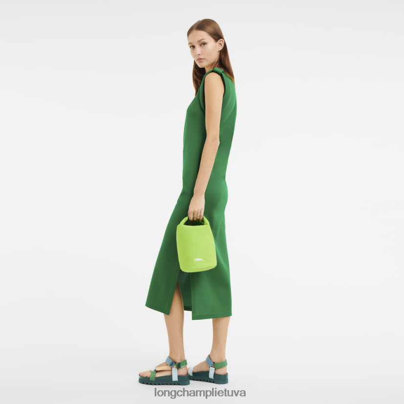 Longchamp le pliage surinkimo maišelis žalia šviesa moterys odos gaminiai X6B2TB214
