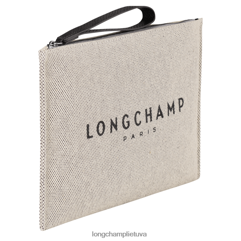 Longchamp roseau maišelis ekru moterys odos gaminiai X6B2TB681