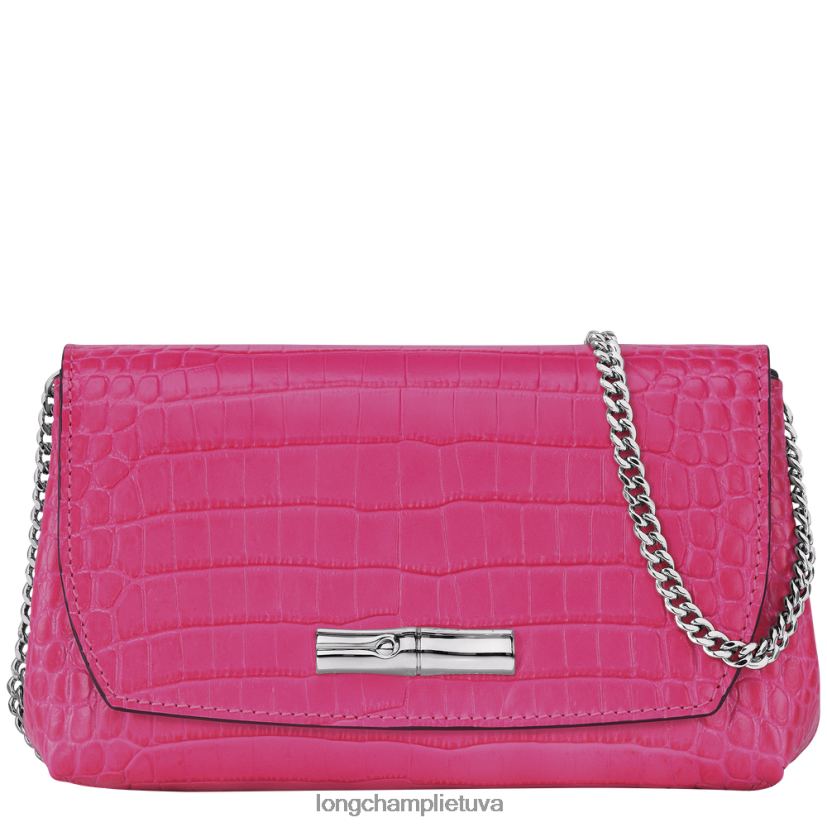 Longchamp roseau sankaba fuksija moterys odos gaminiai X6B2TB258