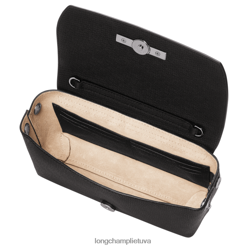 Longchamp roseau sankaba juodas moterys odos gaminiai X6B2TB250