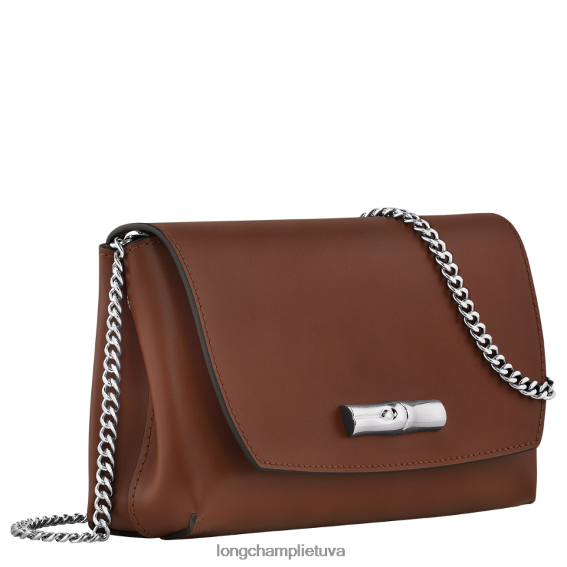 Longchamp roseau sankaba juodmedis moterys odos gaminiai X6B2TB247