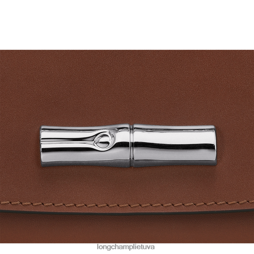 Longchamp roseau sankaba juodmedis moterys odos gaminiai X6B2TB247