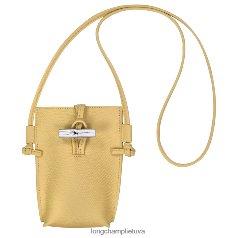 Longchamp roseau telefono dėklas su nėriniais kukurūzai moterys odos gaminiai X6B2TB685