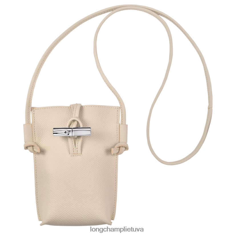 Longchamp roseau telefono dėklas su nėriniais popierius moterys odos gaminiai X6B2TB686