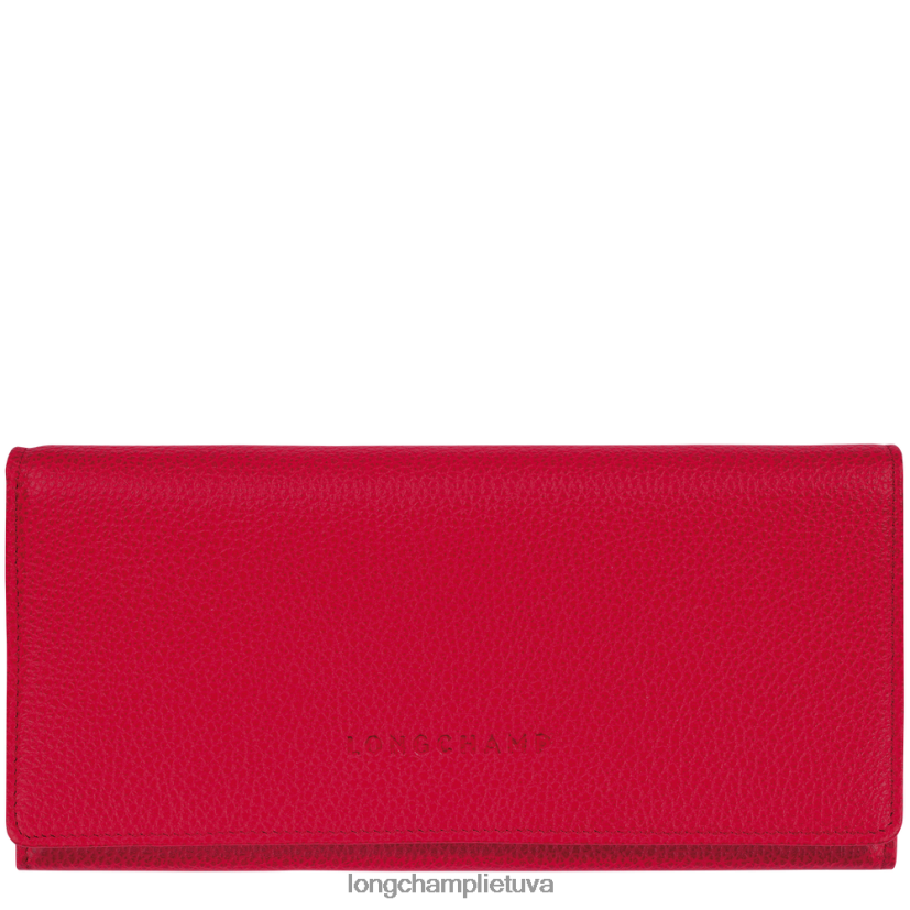 Longchamp le foulonne kontinentinė piniginė meilė moterys odos gaminiai X6B2TB605