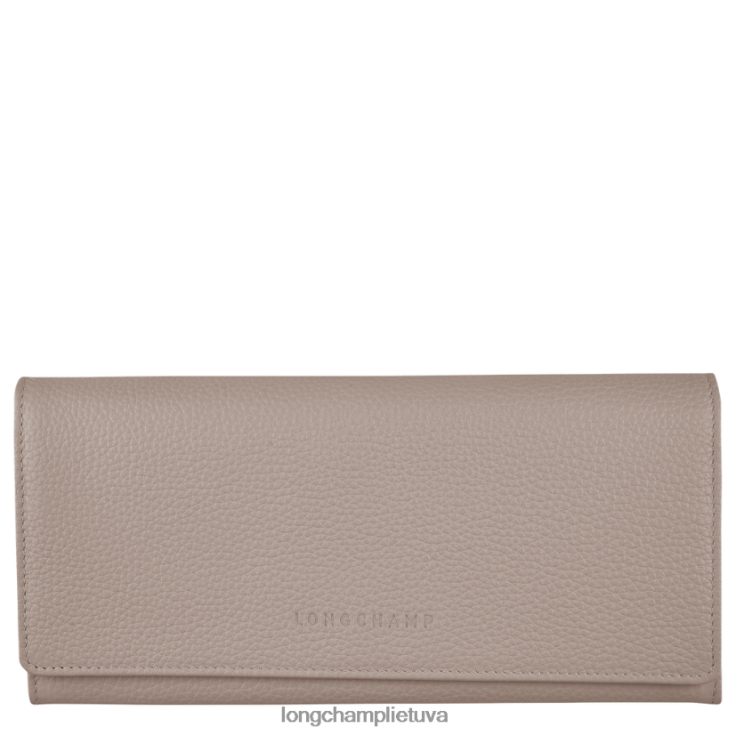 Longchamp le foulonne kontinentinė piniginė vėžlys moterys odos gaminiai X6B2TB606