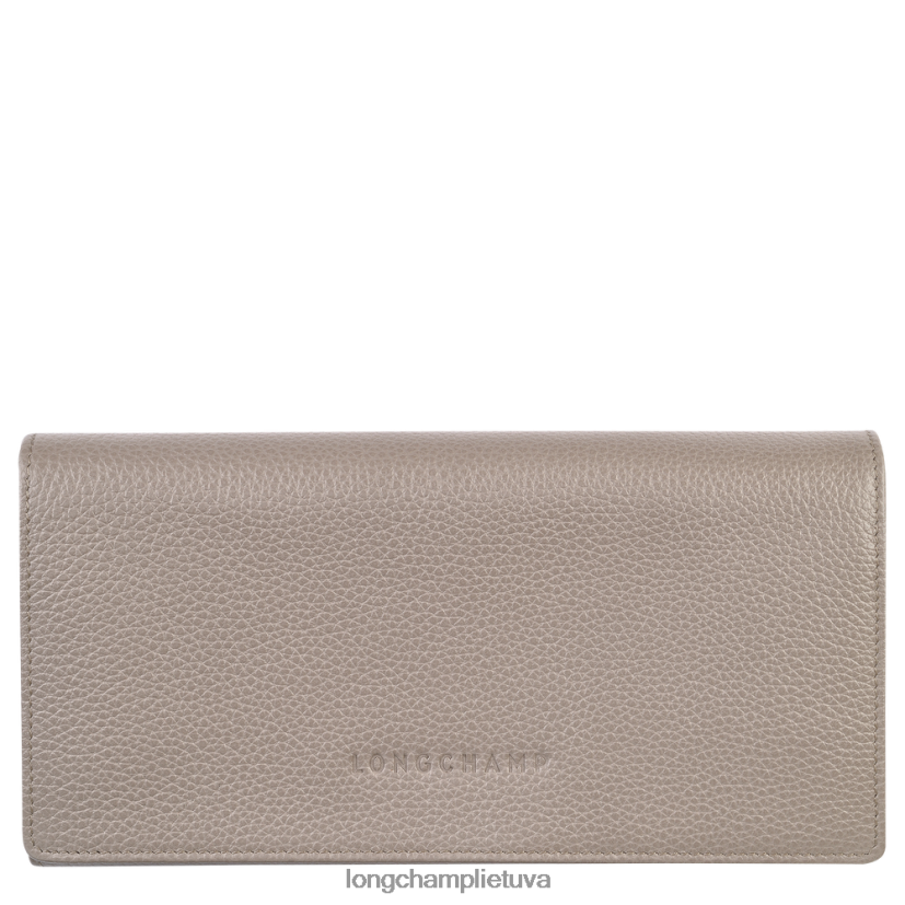 Longchamp le foulonne kontinentinė piniginė vėžlys moterys odos gaminiai X6B2TB612