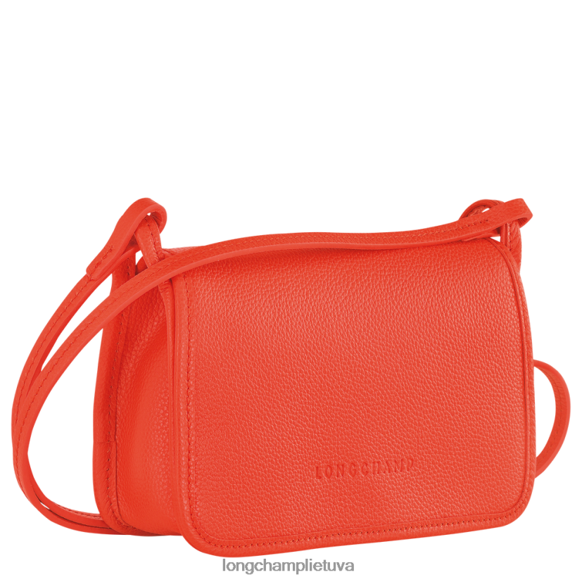 Longchamp le foulonne piniginė ant grandinėlės oranžinė moterys odos gaminiai X6B2TB328