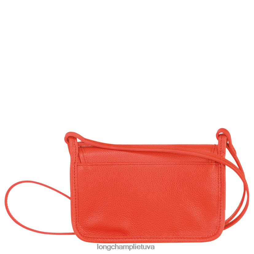 Longchamp le foulonne piniginė ant grandinėlės oranžinė moterys odos gaminiai X6B2TB328