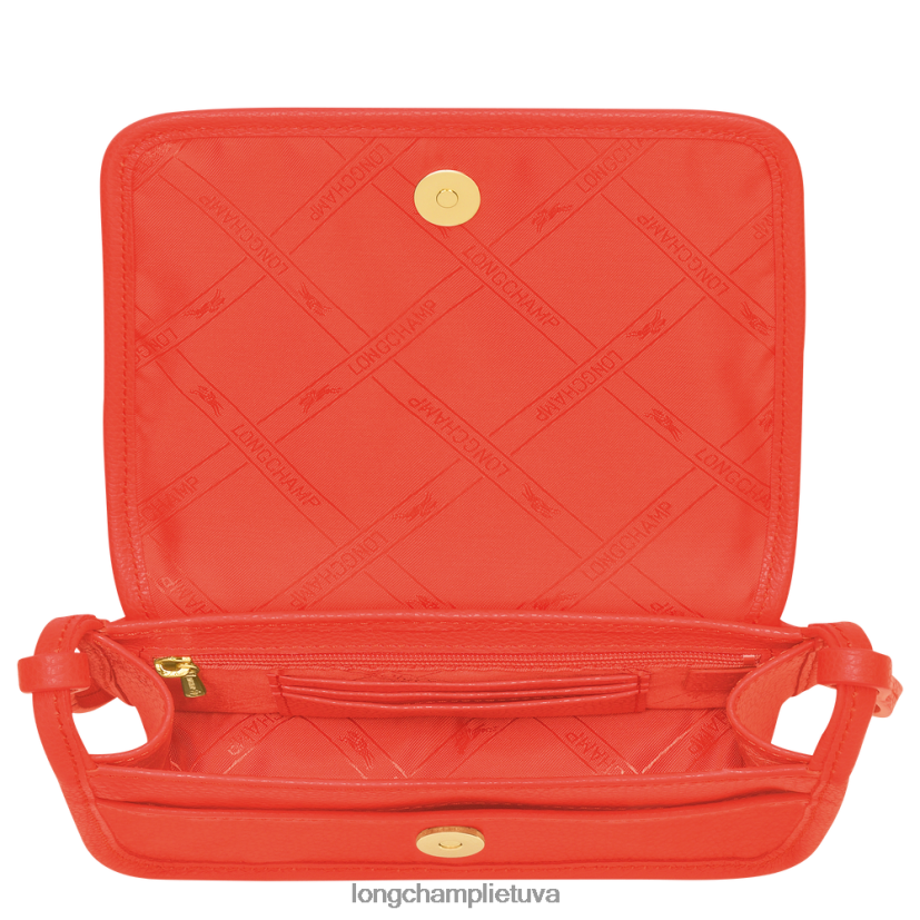 Longchamp le foulonne piniginė ant grandinėlės oranžinė moterys odos gaminiai X6B2TB328