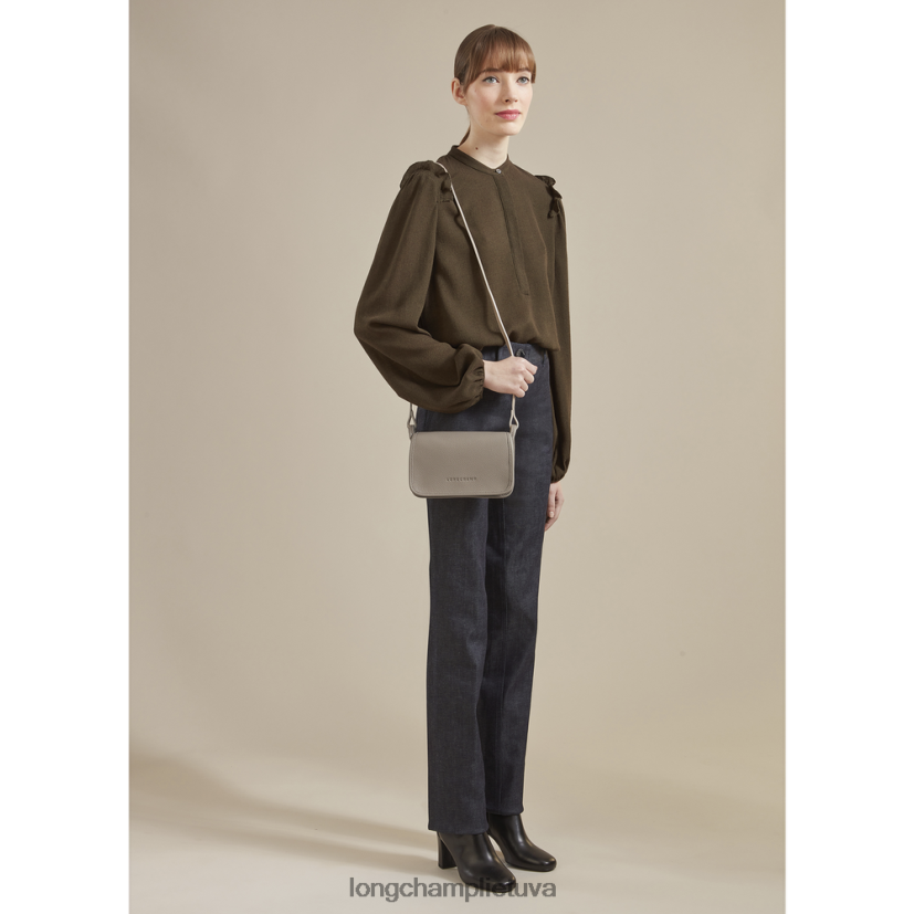 Longchamp le foulonne piniginė ant grandinėlės raudona moterys odos gaminiai X6B2TB330