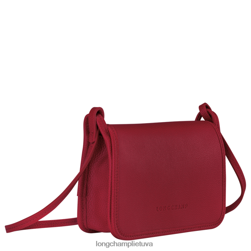 Longchamp le foulonne piniginė ant grandinėlės raudona moterys odos gaminiai X6B2TB330