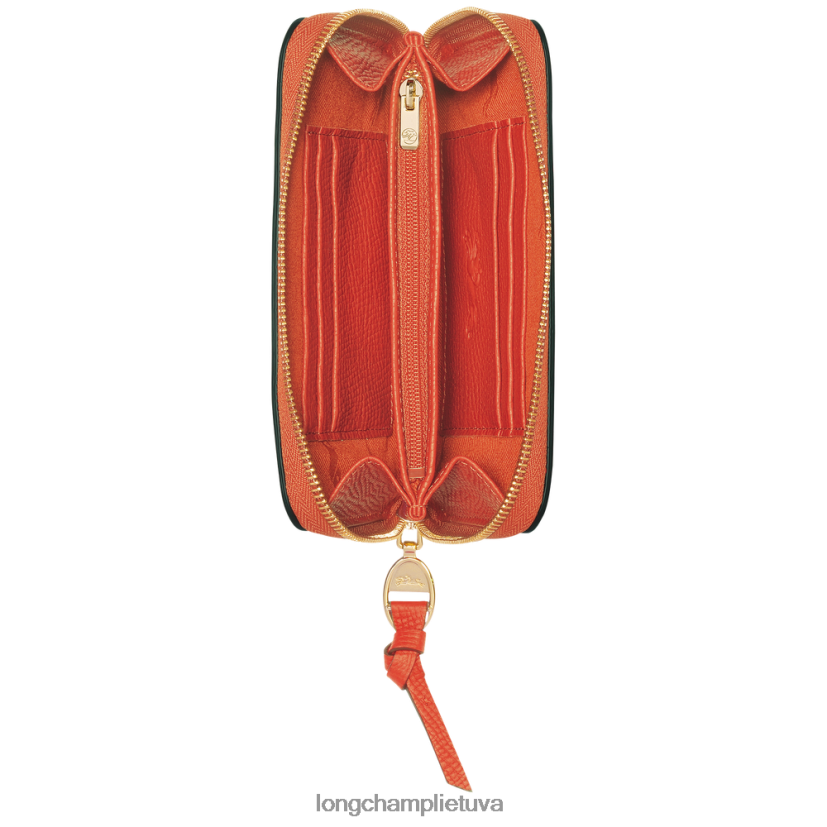 Longchamp pašto dėžutės piniginė carot moterys odos gaminiai X6B2TB618