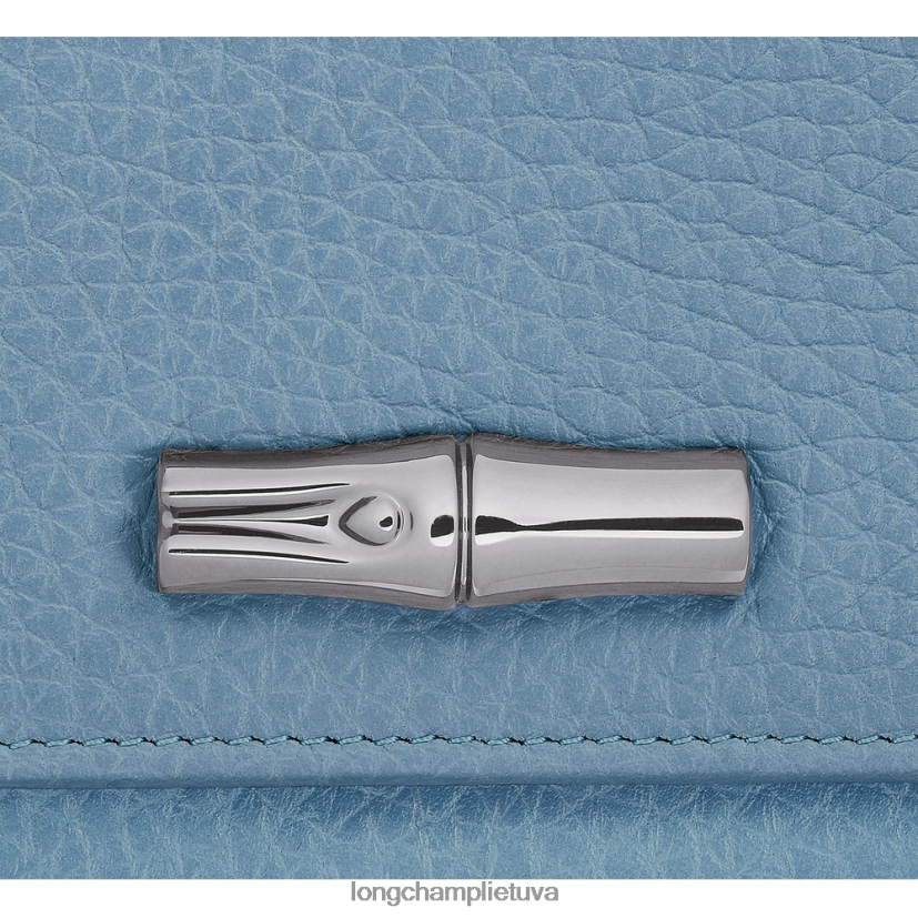 Longchamp roseau esminė piniginė šiferis moterys odos gaminiai X6B2TB574