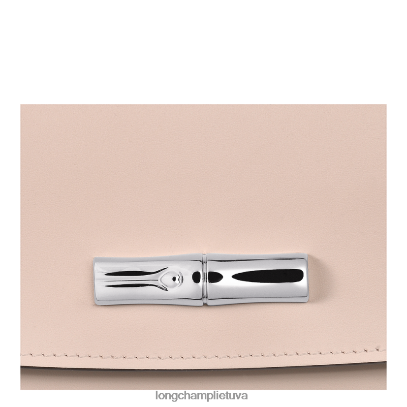Longchamp roseau kontinentinė piniginė blyškiai rožinė moterys odos gaminiai X6B2TB567