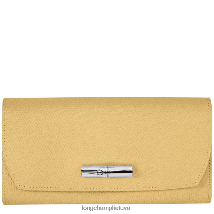 Longchamp roseau kontinentinė piniginė kukurūzai moterys odos gaminiai X6B2TB589