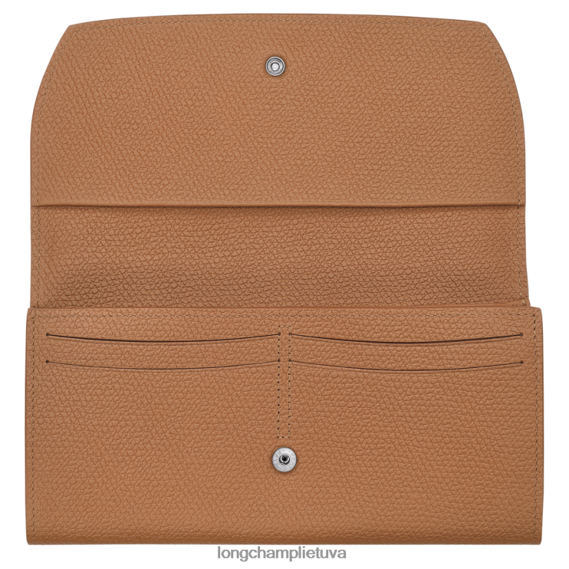 Longchamp roseau kontinentinė piniginė natūralus moterys odos gaminiai X6B2TB588
