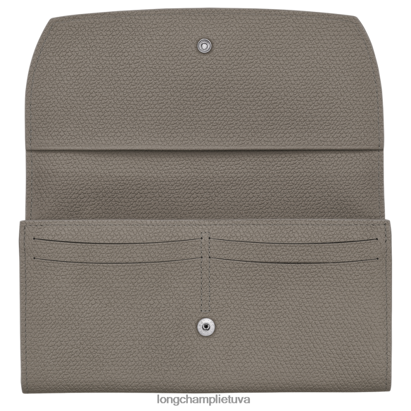 Longchamp roseau kontinentinė piniginė vėžlys moterys odos gaminiai X6B2TB592