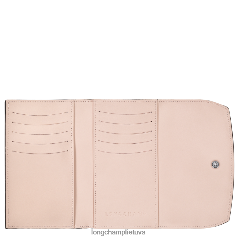 Longchamp roseau piniginė blyškiai rožinė moterys odos gaminiai X6B2TB564