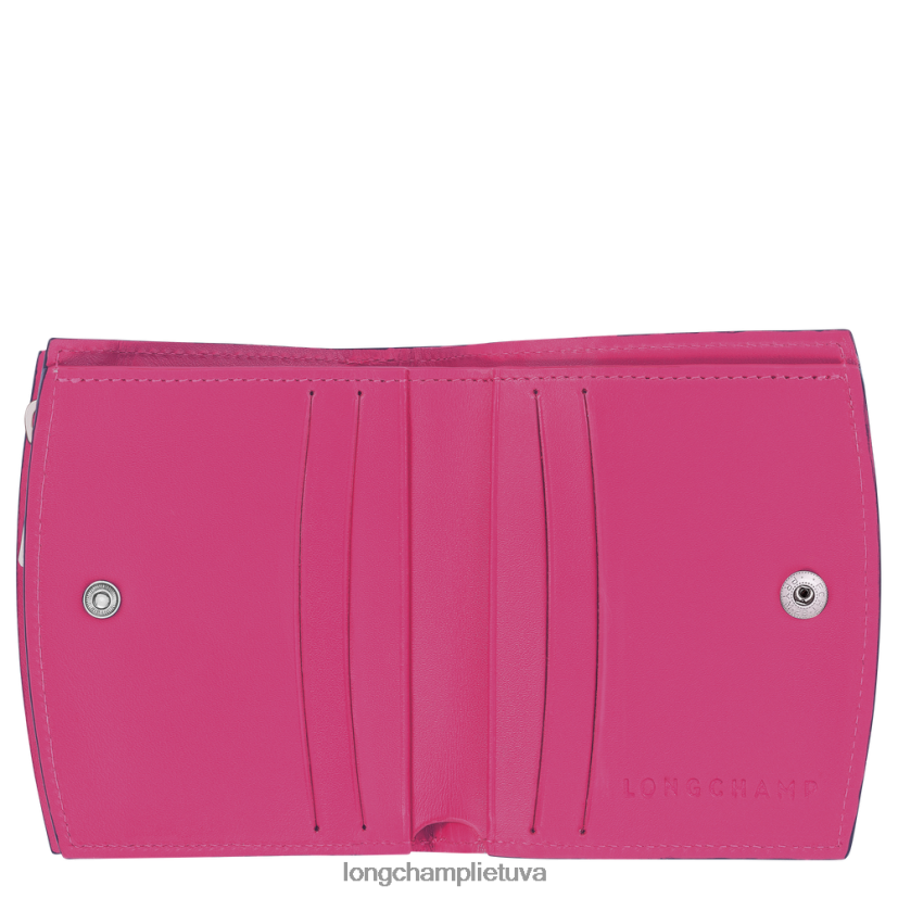 Longchamp roseau piniginė fuksija moterys odos gaminiai X6B2TB593