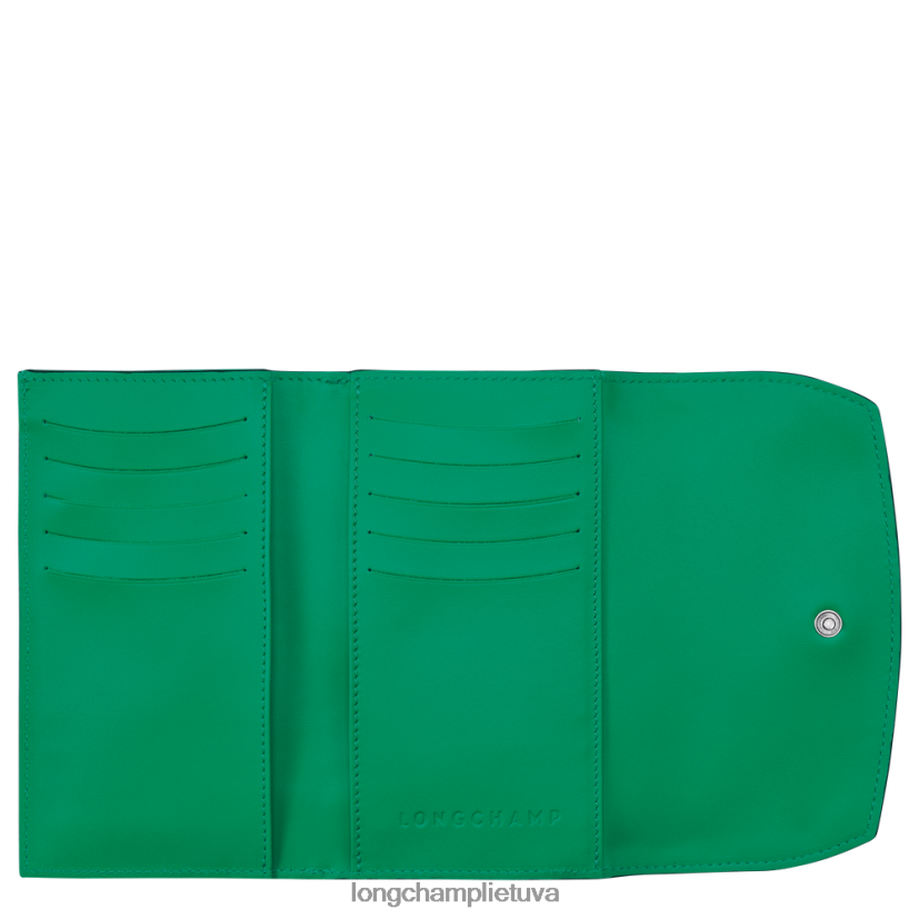 Longchamp roseau piniginė žolė / žalia šviesa moterys odos gaminiai X6B2TB563