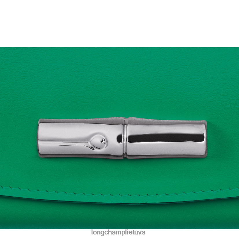 Longchamp roseau piniginė žolė / žalia šviesa moterys odos gaminiai X6B2TB563