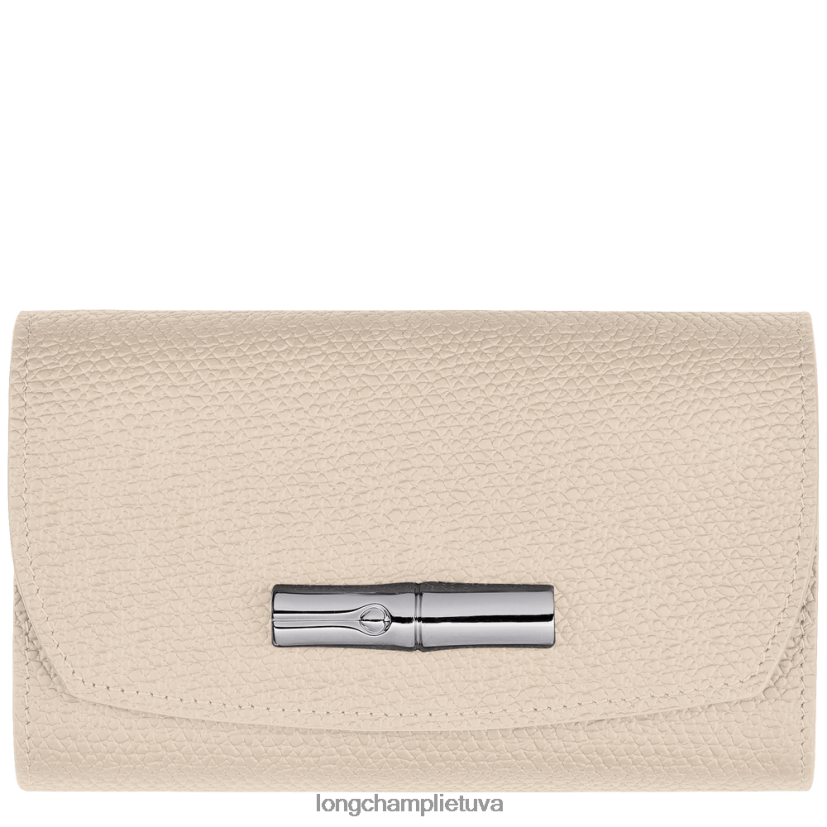 Longchamp roseau piniginė popierius moterys odos gaminiai X6B2TB578