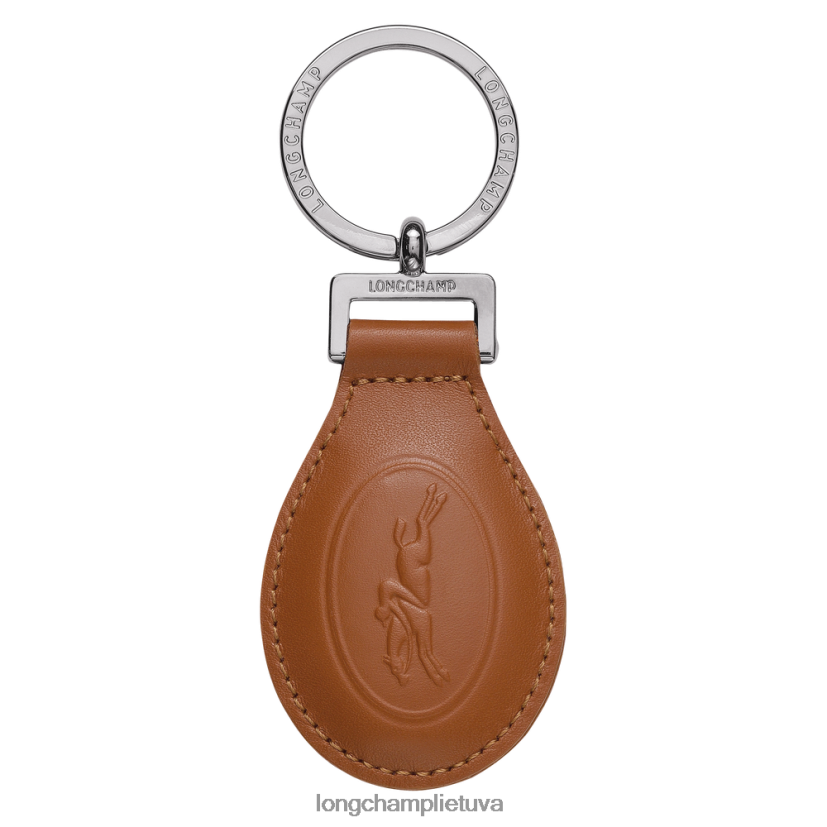 Longchamp le foulonne raktų pakabukai karamelė moterys odos gaminiai X6B2TB750