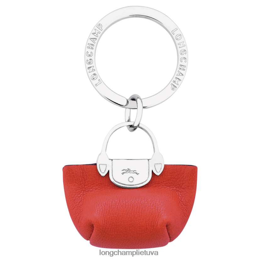 Longchamp le pliage cuir raktų pakabukai pliage oranžinė moterys odos gaminiai X6B2TB735