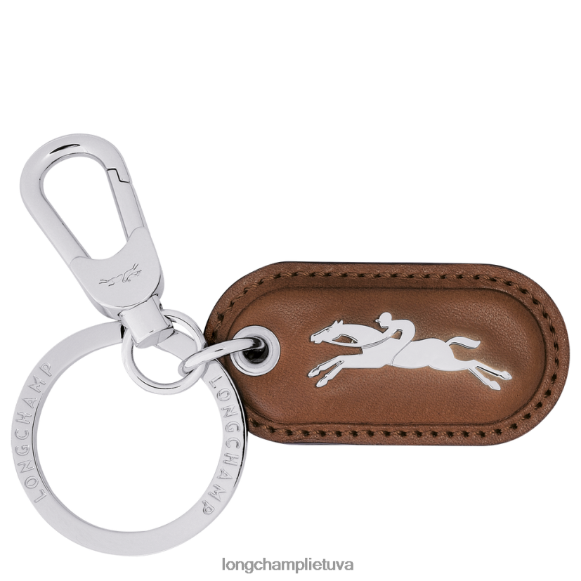 Longchamp roseau raktų pakabukai konjako moterys odos gaminiai X6B2TB744