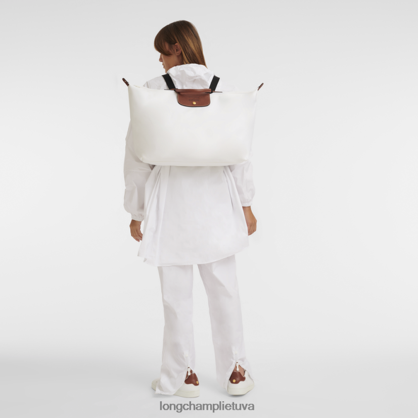 Longchamp X D'heygere kelioninis krepšys / kuprinė baltas vyrų krepšiai X6B2TB833