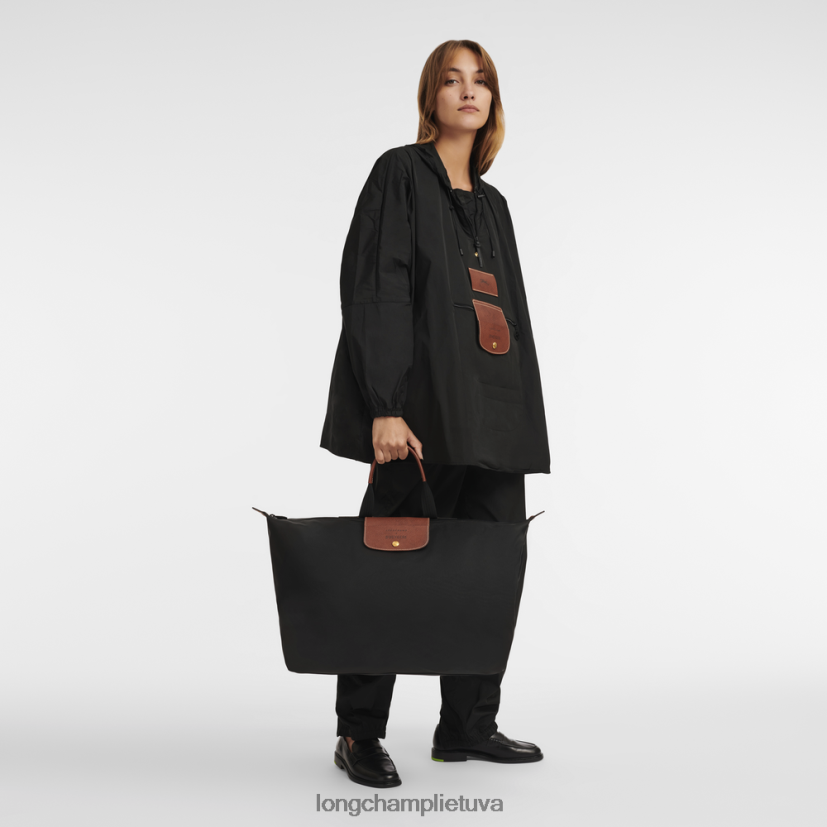 Longchamp X D'heygere kelioninis krepšys / kuprinė juodas vyrų krepšiai X6B2TB832