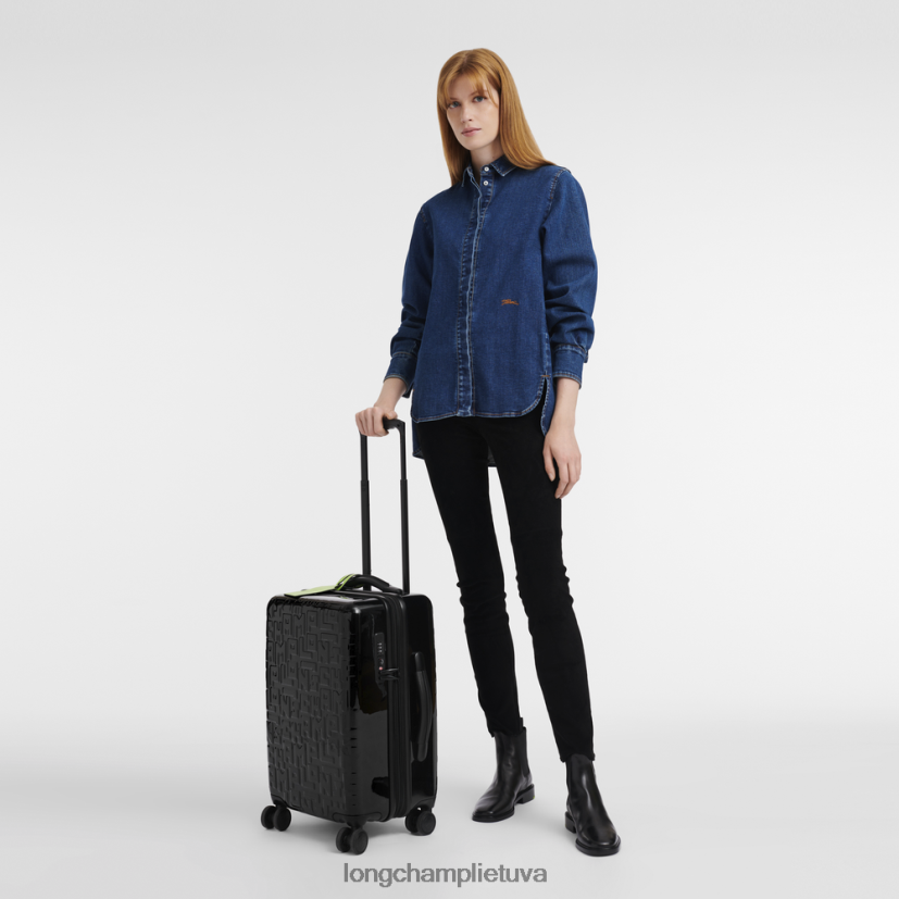 Longchamp lgp kelioninis lagaminas juodas vyrų krepšiai X6B2TB842