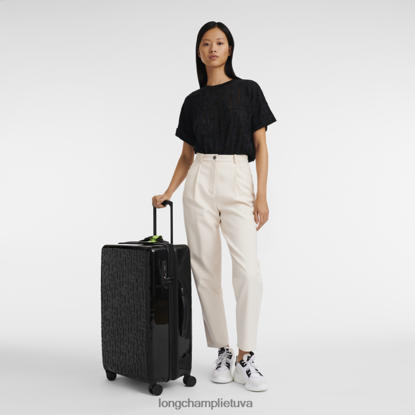 Longchamp lgp kelioninis lagaminas juodas vyrų krepšiai X6B2TB843