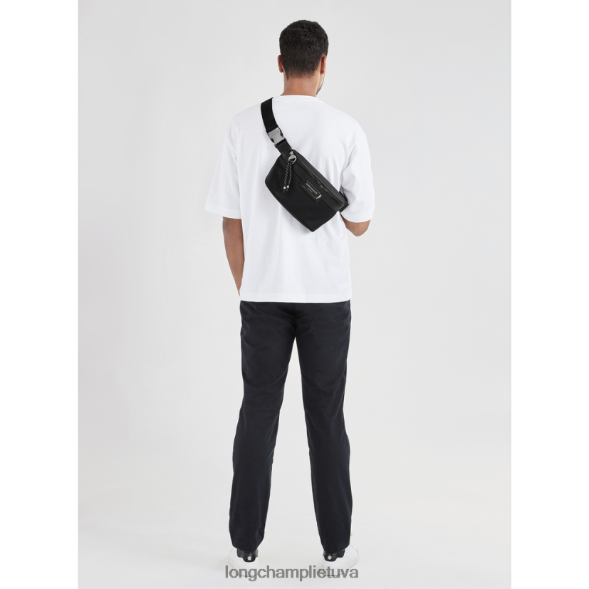 Longchamp le pliage energijos diržo krepšys juodas vyrų krepšiai X6B2TB461