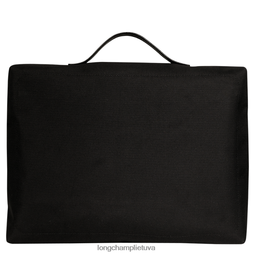 Longchamp Boksfordo portfelis juodas vyrų krepšiai X6B2TB1091