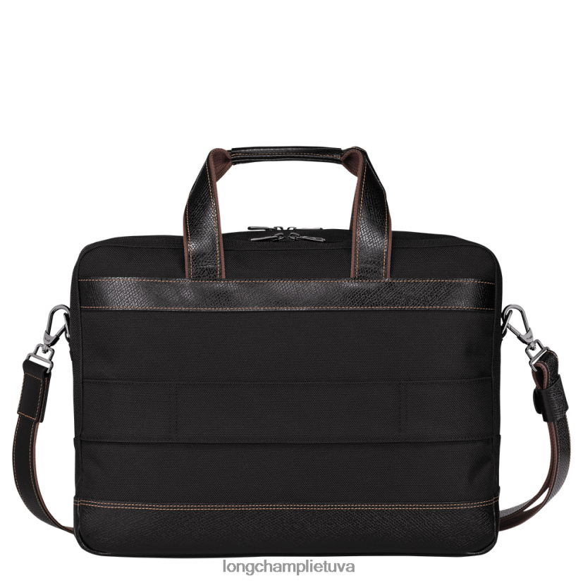 Longchamp Boksfordo portfelis juodas vyrų krepšiai X6B2TB1096