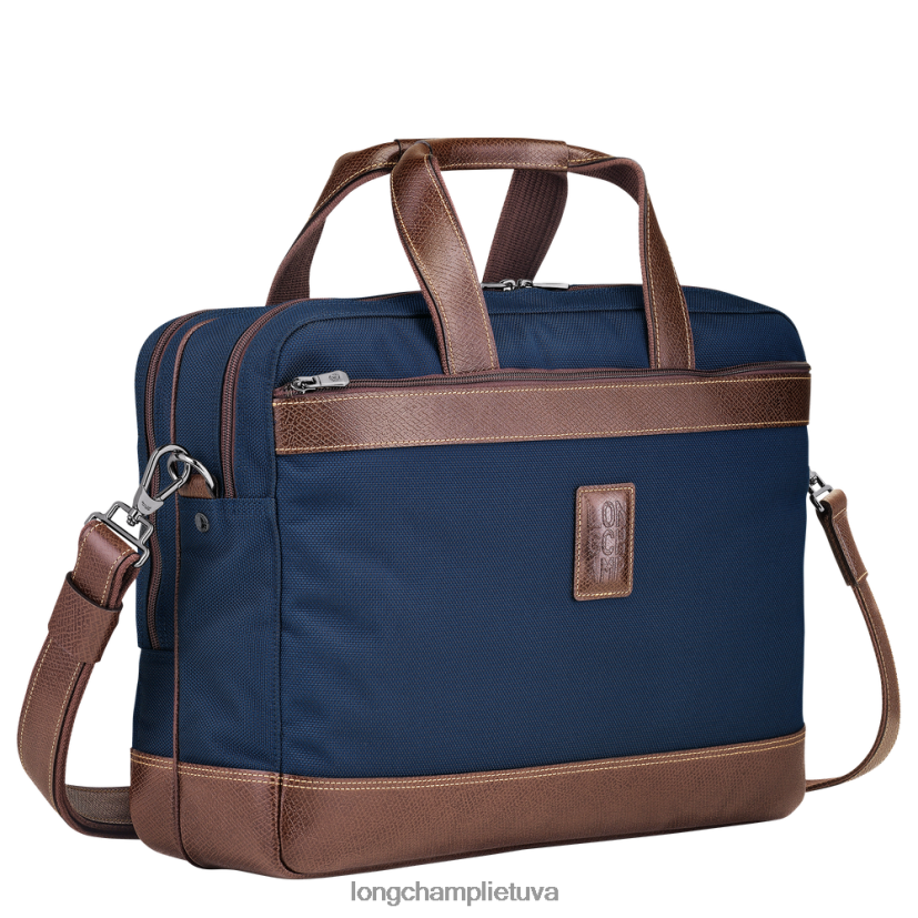 Longchamp Boksfordo portfelis mėlyna vyrų krepšiai X6B2TB1089