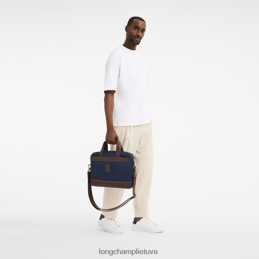 Longchamp Boksfordo portfelis mėlyna vyrų krepšiai X6B2TB1095
