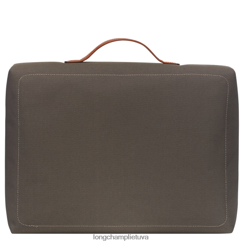 Longchamp Boksfordo portfelis rudas vyrų krepšiai X6B2TB1098