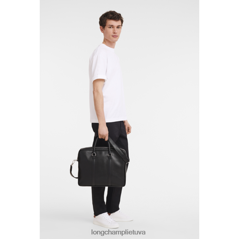 Longchamp le foulonne portfelis juodas vyrų krepšiai X6B2TB1100