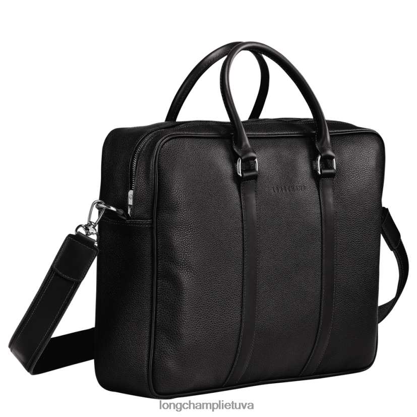 Longchamp le foulonne portfelis juodas vyrų krepšiai X6B2TB1100