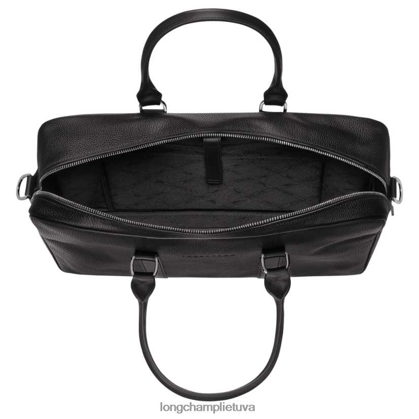 Longchamp le foulonne portfelis juodas vyrų krepšiai X6B2TB1100