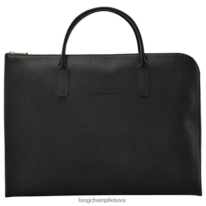Longchamp le foulonne portfelis juodas vyrų krepšiai X6B2TB470