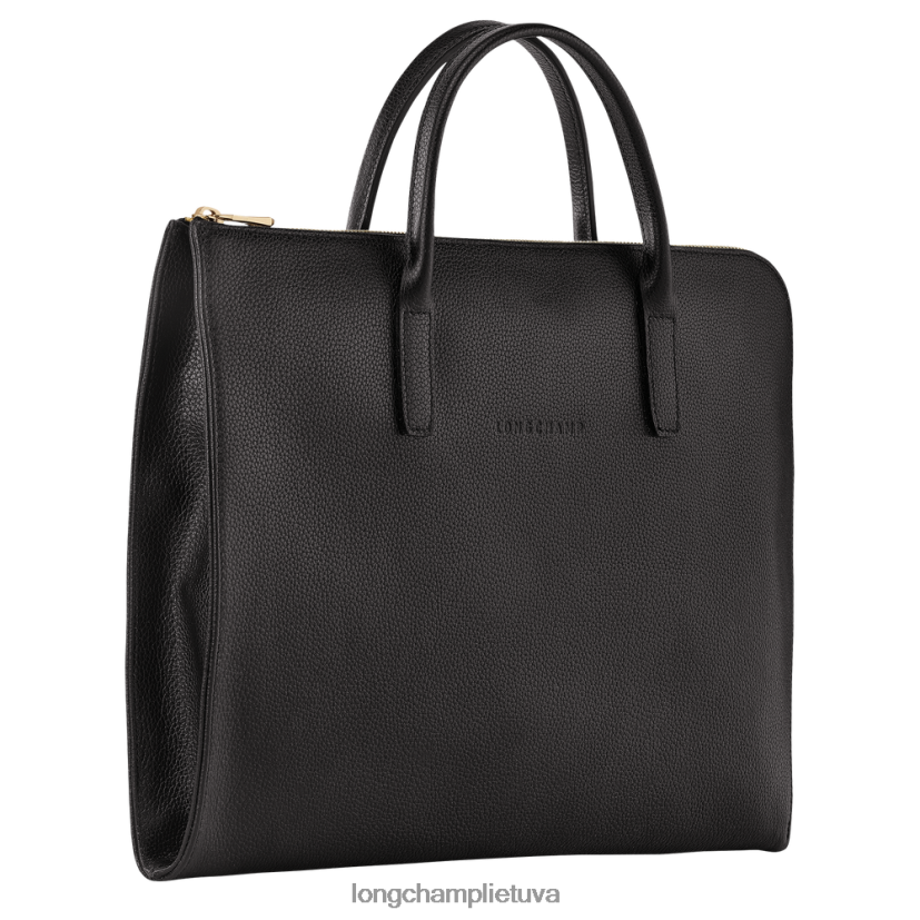 Longchamp le foulonne portfelis juodas vyrų krepšiai X6B2TB470