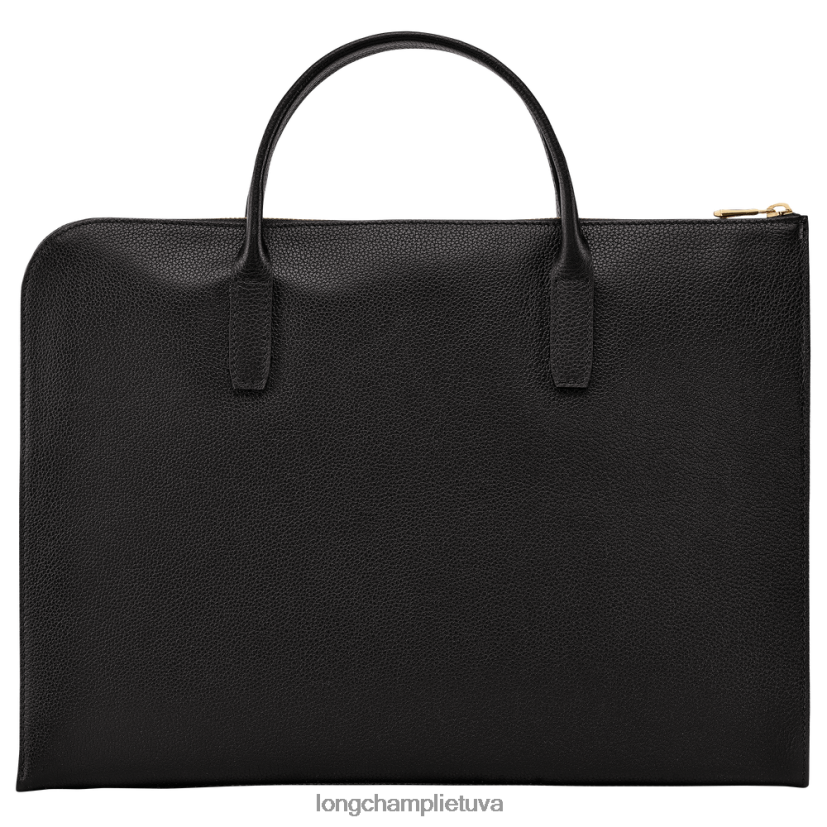 Longchamp le foulonne portfelis juodas vyrų krepšiai X6B2TB470