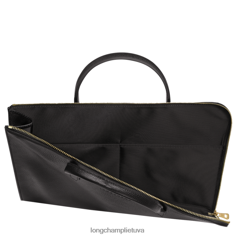 Longchamp le foulonne portfelis juodas vyrų krepšiai X6B2TB470