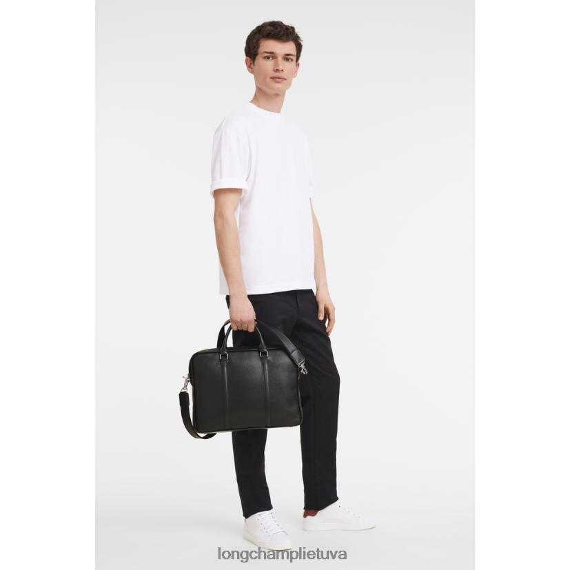 Longchamp le foulonne portfelis juodas vyrų krepšiai X6B2TB475